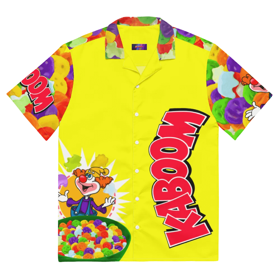 🥣 Saturday Morning Breakfast Kaboom! Hawaiian Button up 🥣 product image (3)