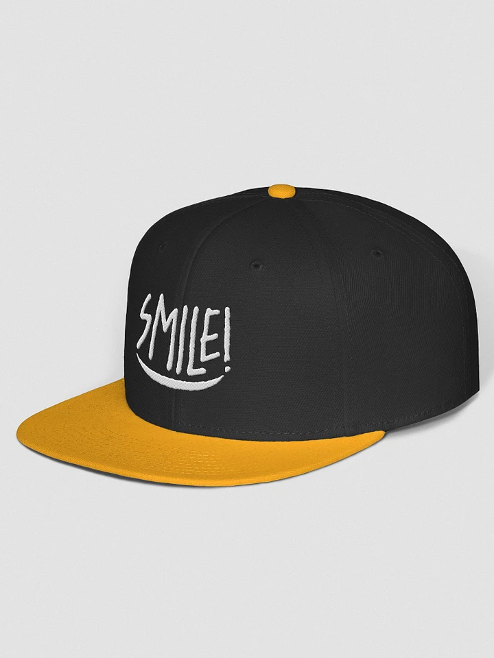 Cappellino “SMILE!” snapback - ricamo bianco product image (1)