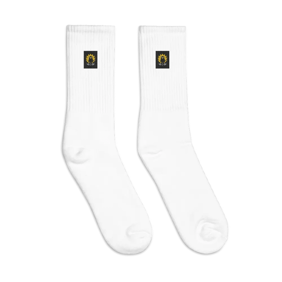 SOCCO Embroidered Crew Socks - BIRD VIBE product image (5)