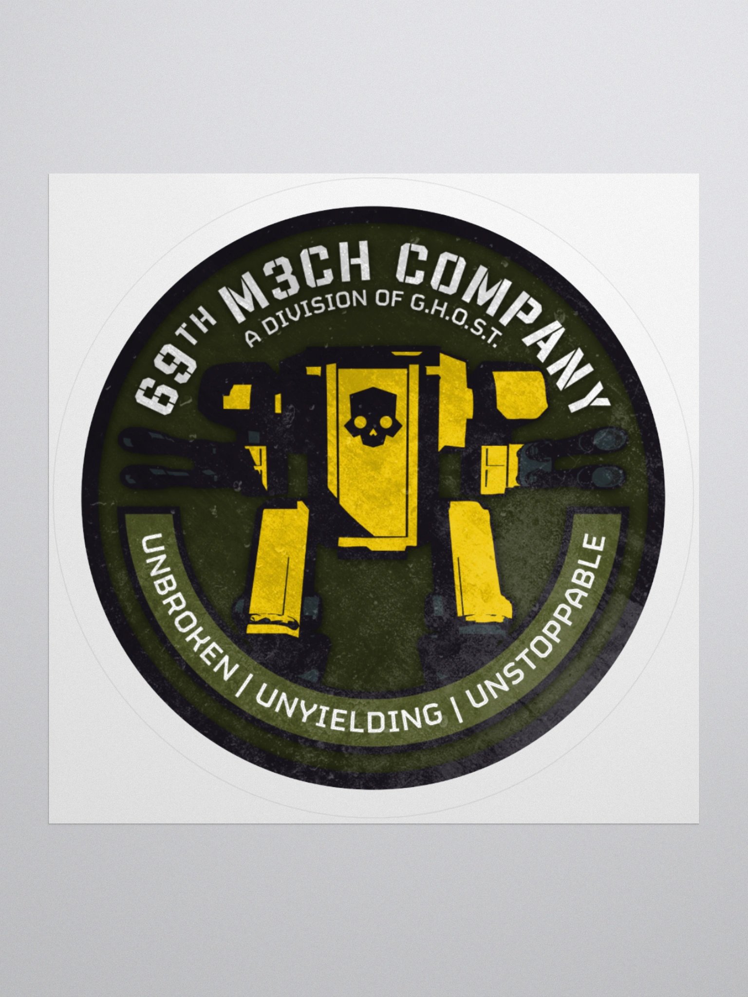 69th M3CH Company Textured Sticker product image (2)