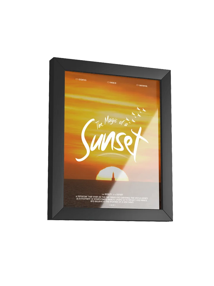 Sunset Serenade Framed Poster product image (8)