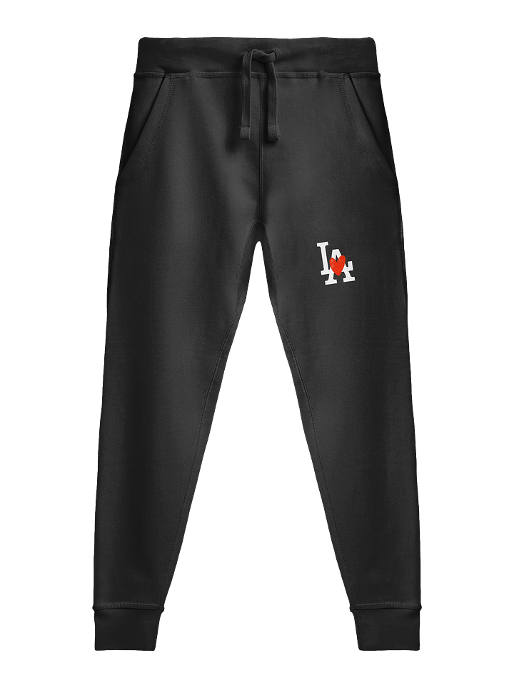LA Monogram Joggers with Red Heart Detail product image (1)