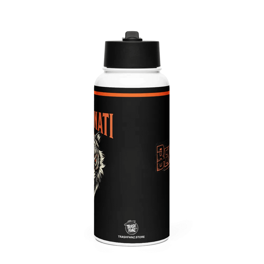 "Cincinnati Tiger Pride" Water Bottle | NFL Home Locker product image (3)