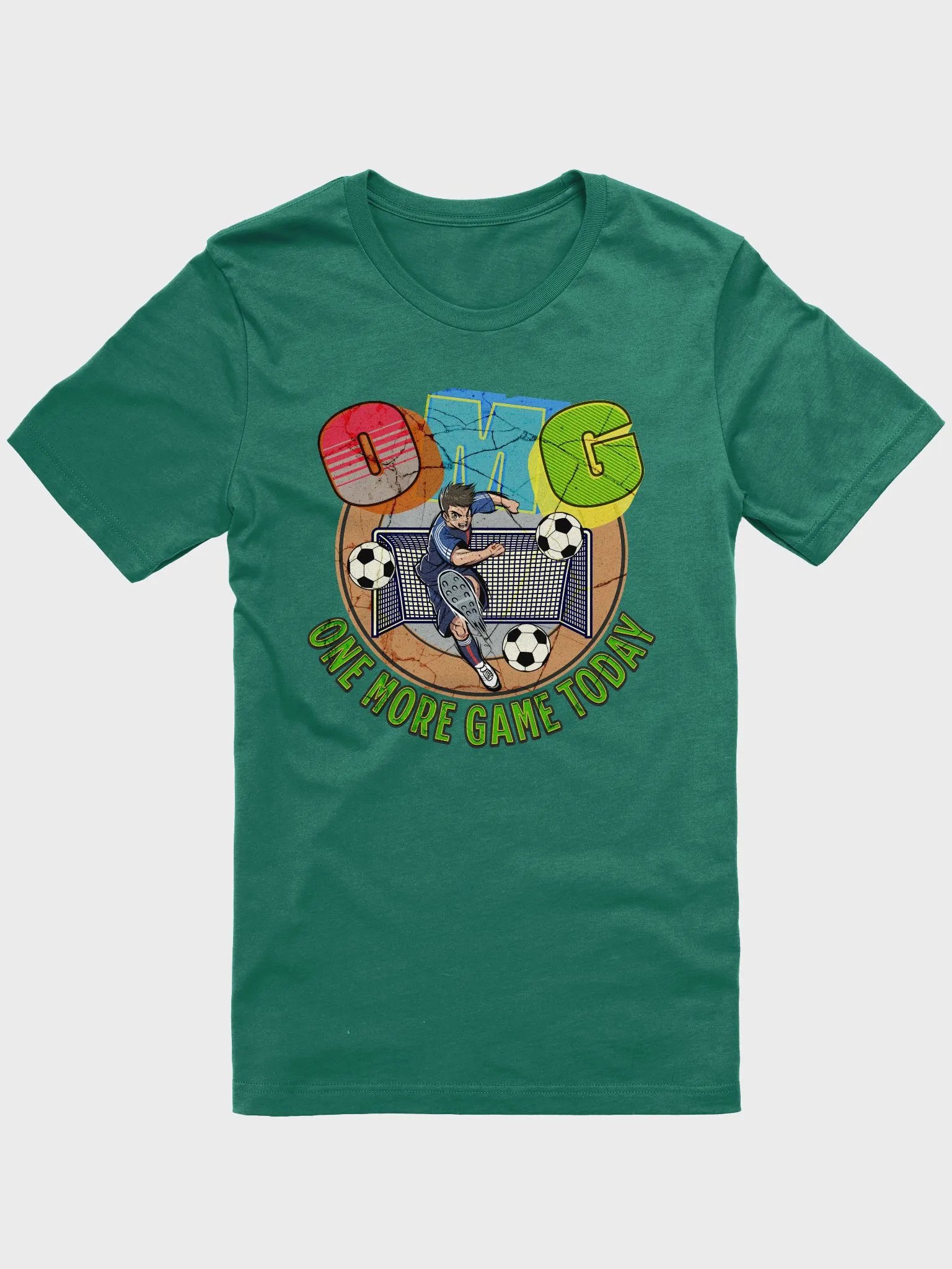 OMG One More Game Today Soccer Iconic Comfort T-Shirt product image (1)