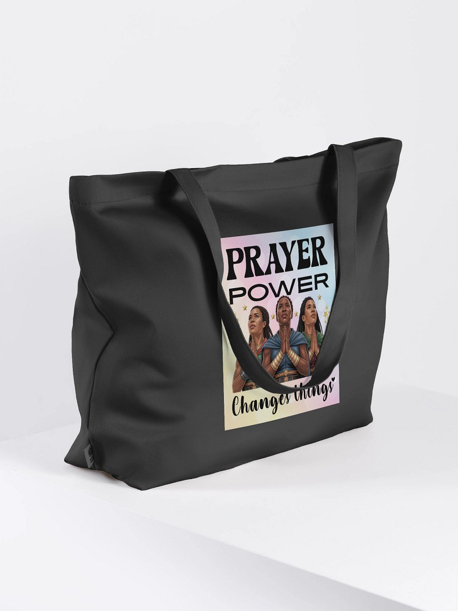 Prayer Power Changes Things Christian Eco Tote Bag product image (3)