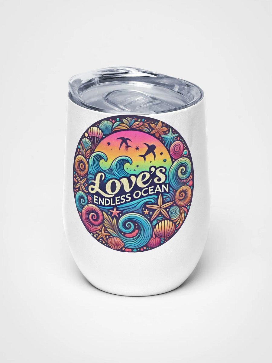 Endless Ocean Wine Tumbler product image (2)