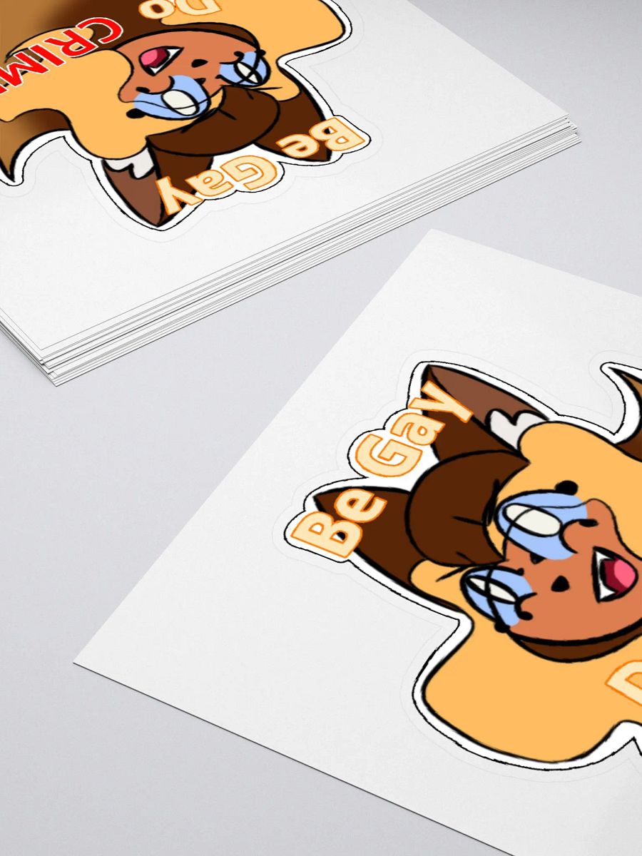 Luma 'Be Gay Do Crimes' Sticker product image (4)
