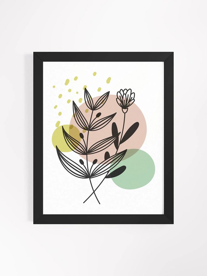 Eco-Friendly Ayous Wood Framed Matte Poster product image (3)