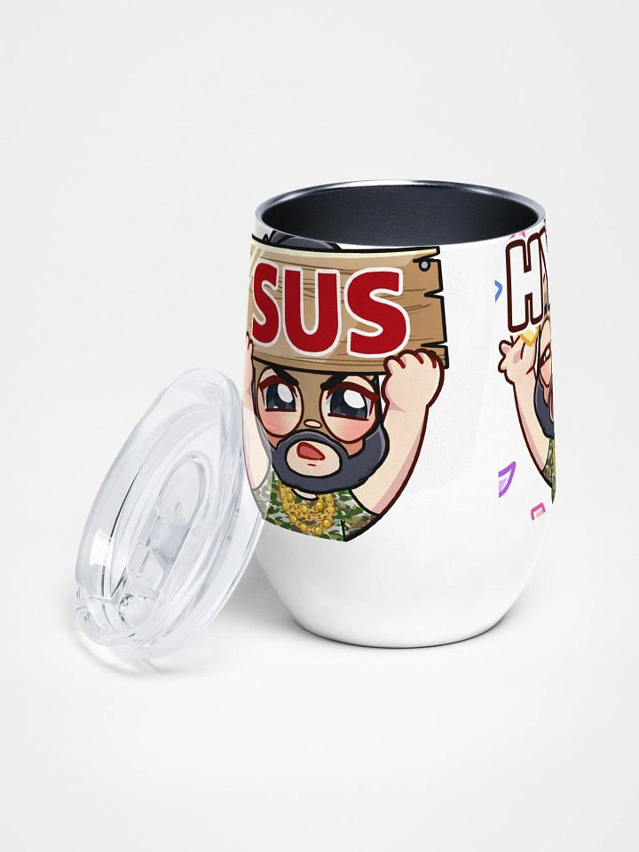 HypeSusBully Wine Tumbler with lid product image (2)