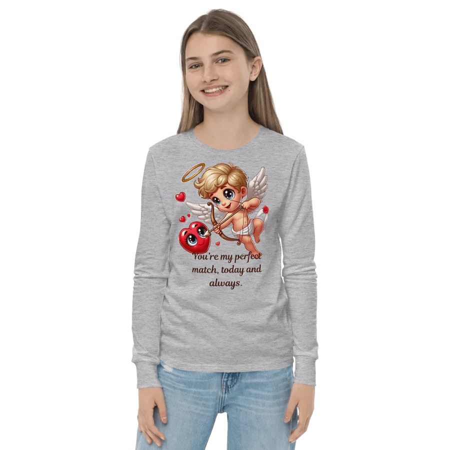 Cupid's Perfect Match Long Sleeve Tee product image (2)