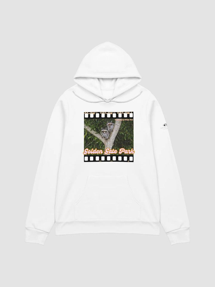 Golden Gate Park Raccoons Super Soft Hoodie (White) product image (1)