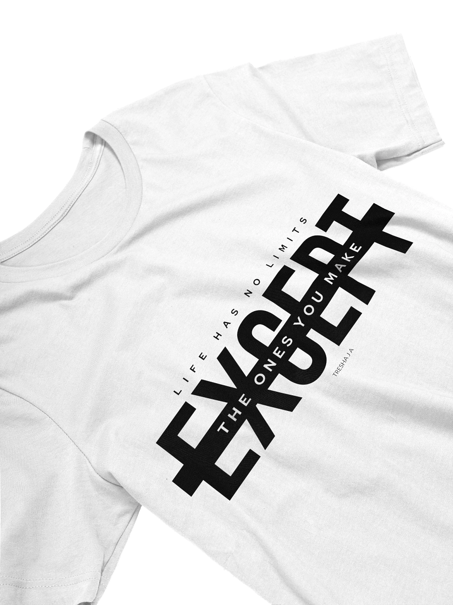 No Limits White Tee – Break the Box You Built product image (3)