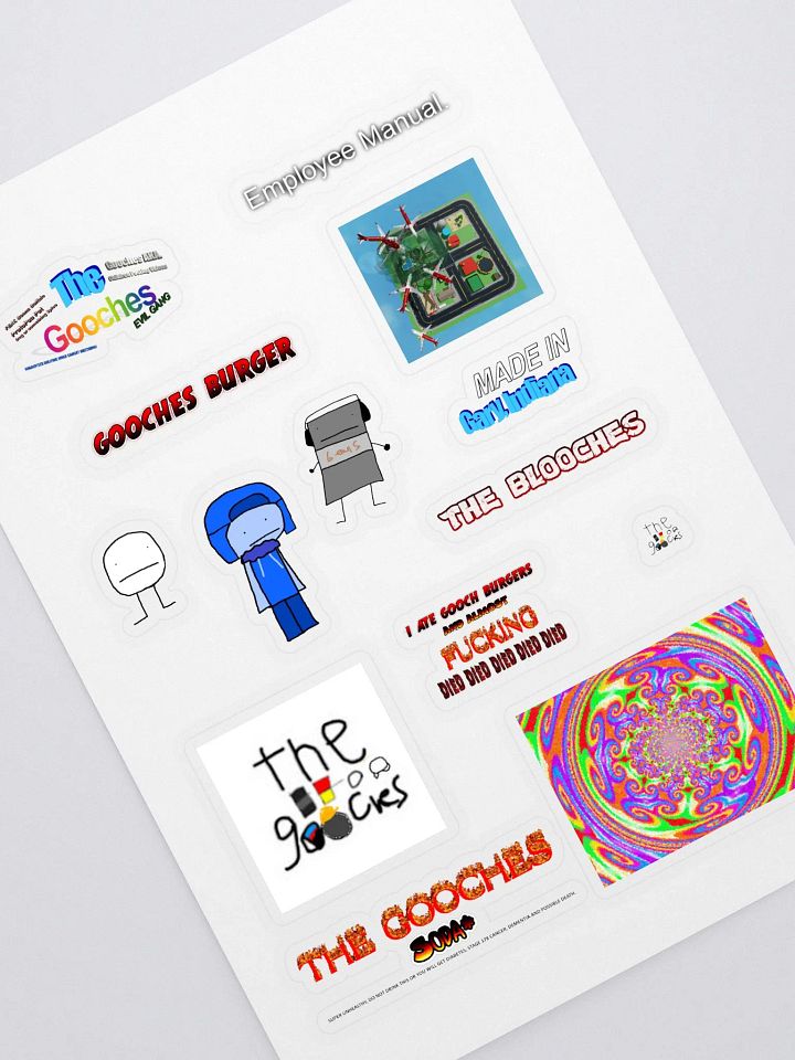 The Gooches Sticker Shits product image (1)