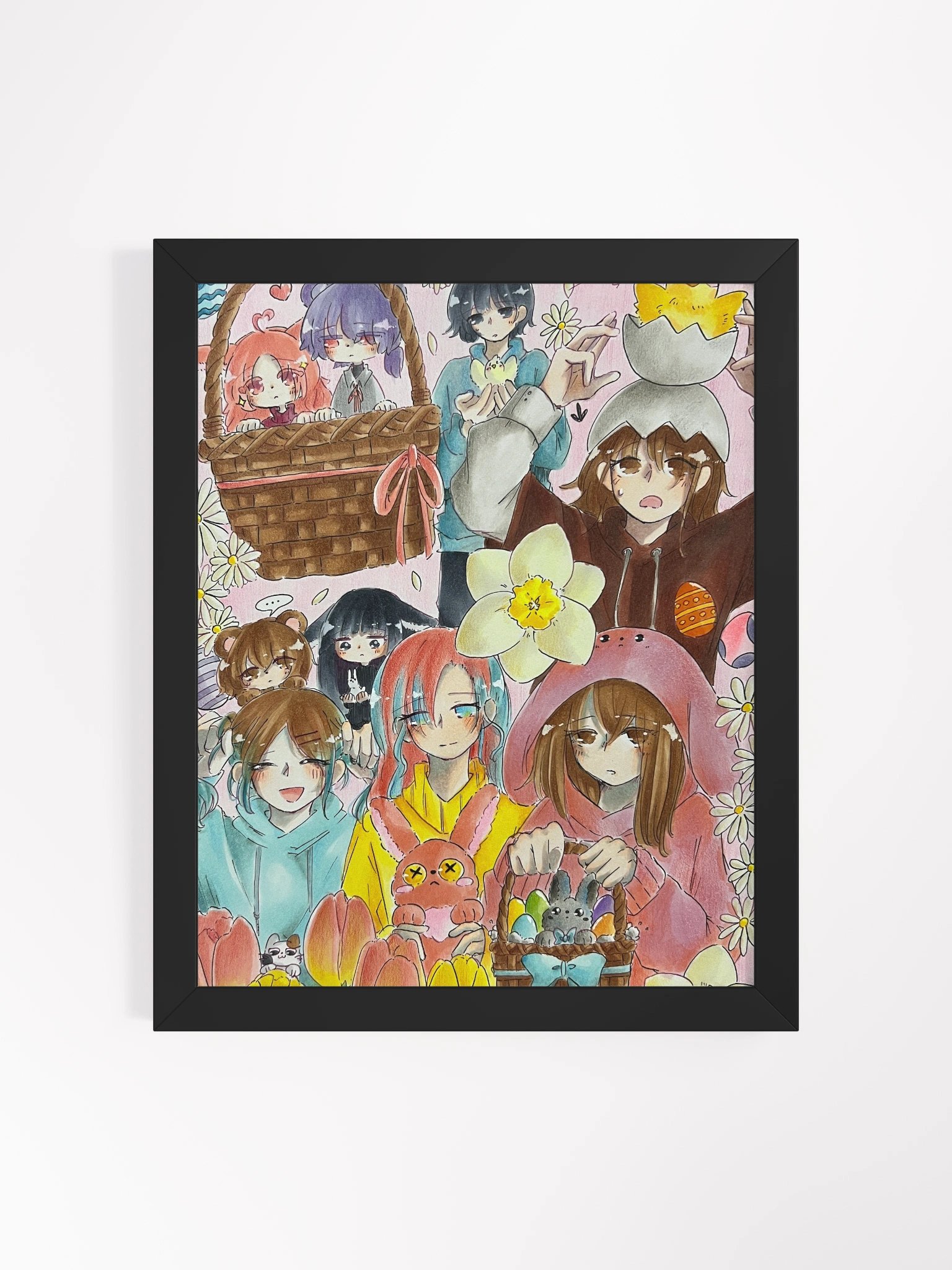 Happy Easter - Framed Matte Poster product image (1)