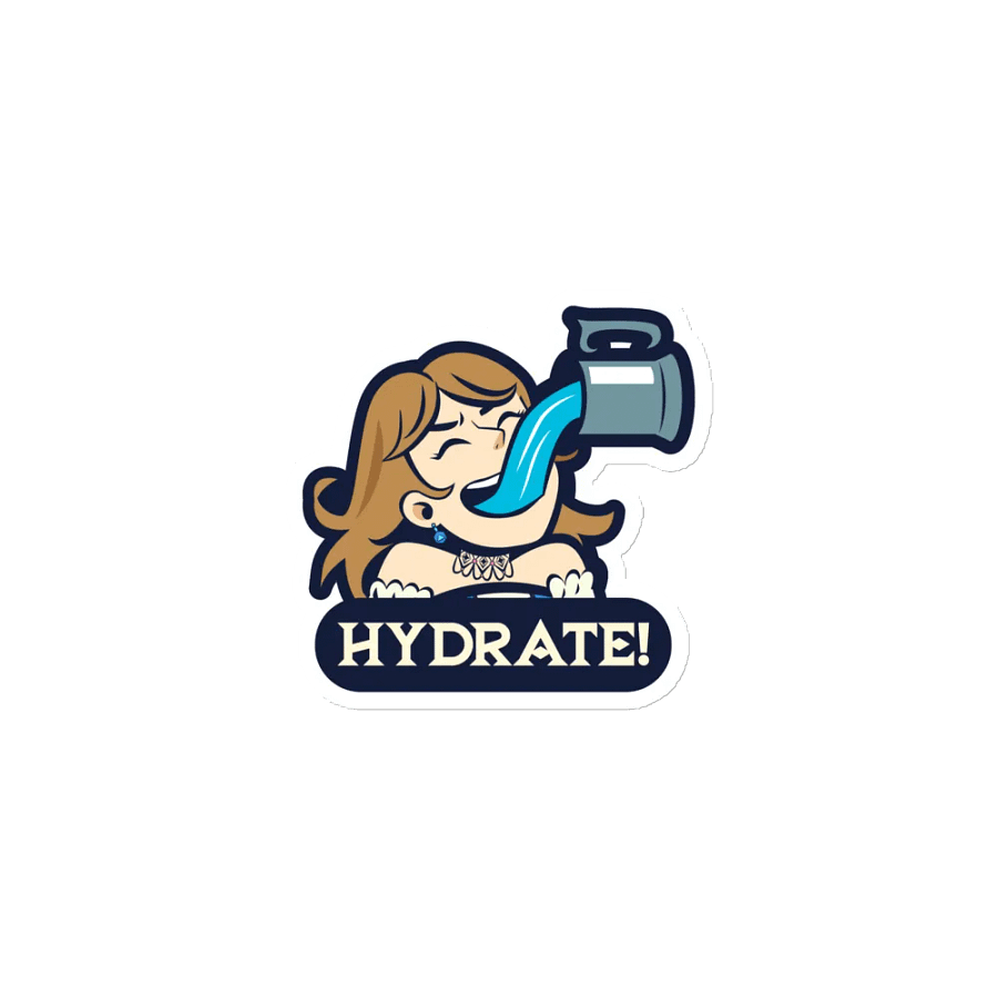 GM JoJo Hydrate! Emoji Magnet product image (1)
