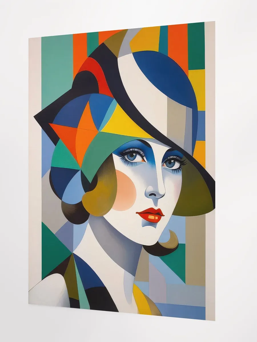 Vibrant Betty - Flapper Girl Poster - Medium Size 18x24 Inches product image (2)