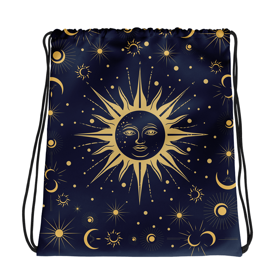 Celestial Sun Drawstring Bag product image (1)