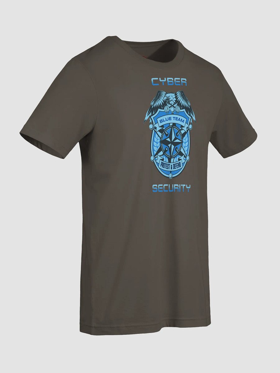Cyber Security Blue Team Protect & Defend Eagle - Bella+Canvas Unisex T-Shirt (Super Soft Classic Fit) - Front Print product image (9)