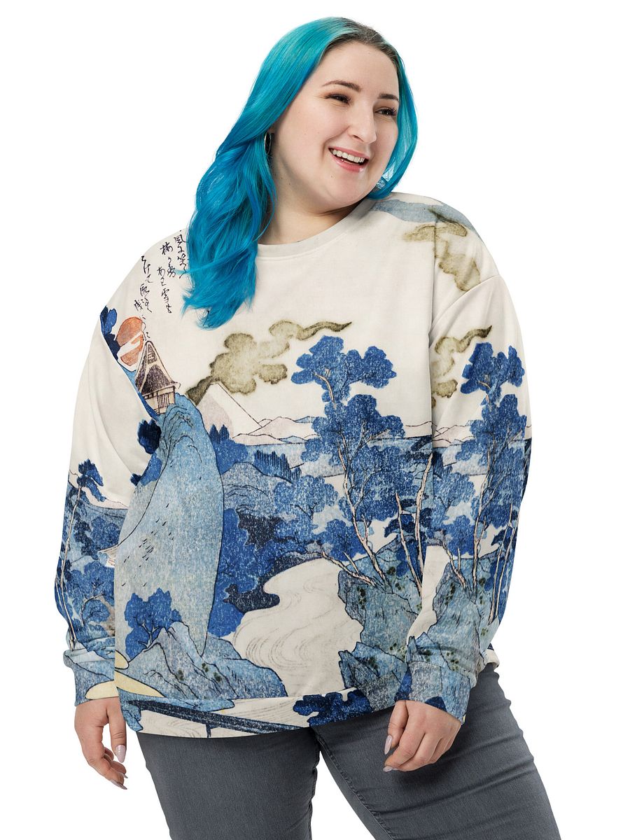 Fuji no Yukei All-Over Print Recycled Unisex Sweatshirt product image (3)
