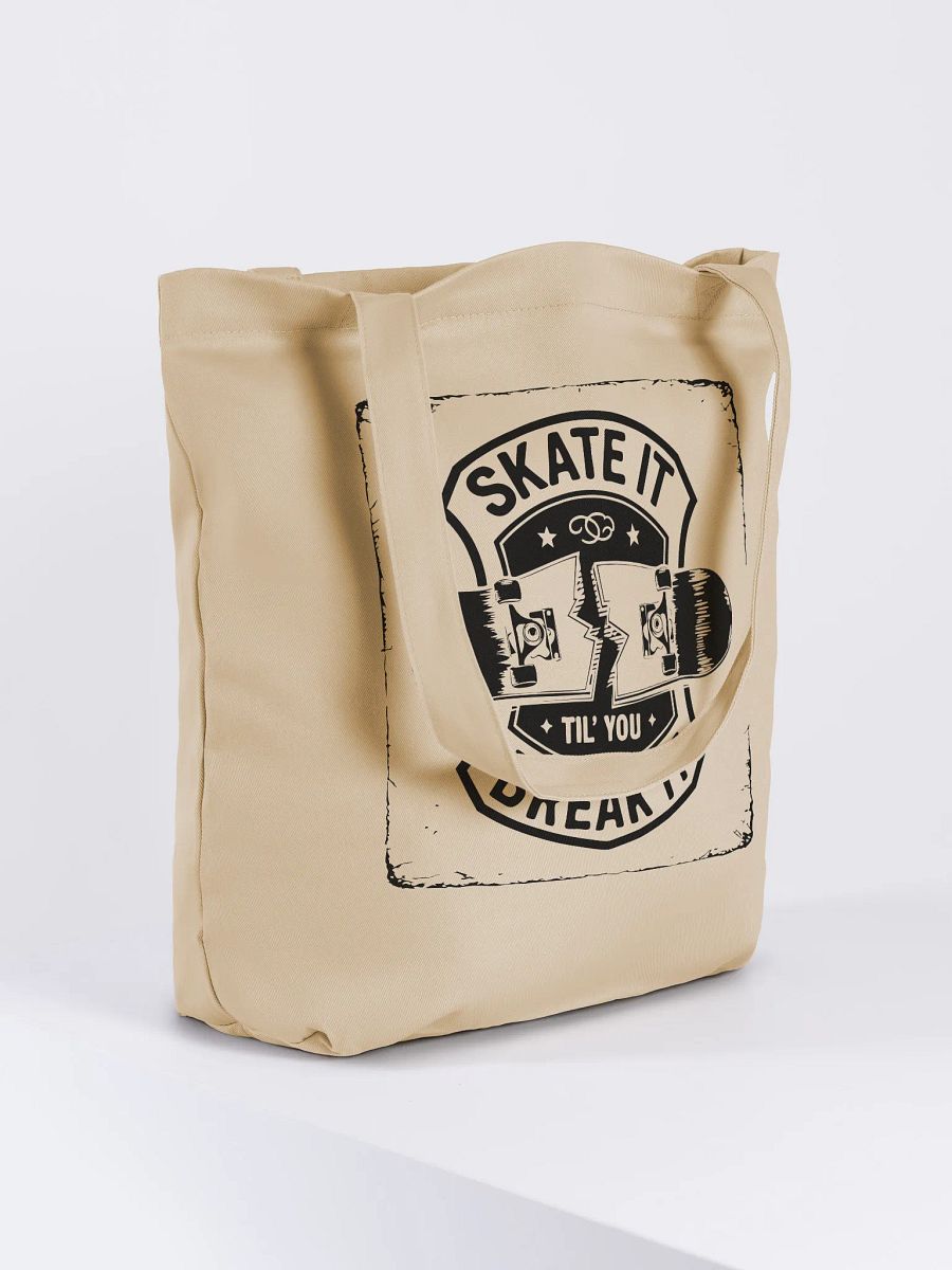 Skate it until you break it Organic Canvas Tote product image (4)