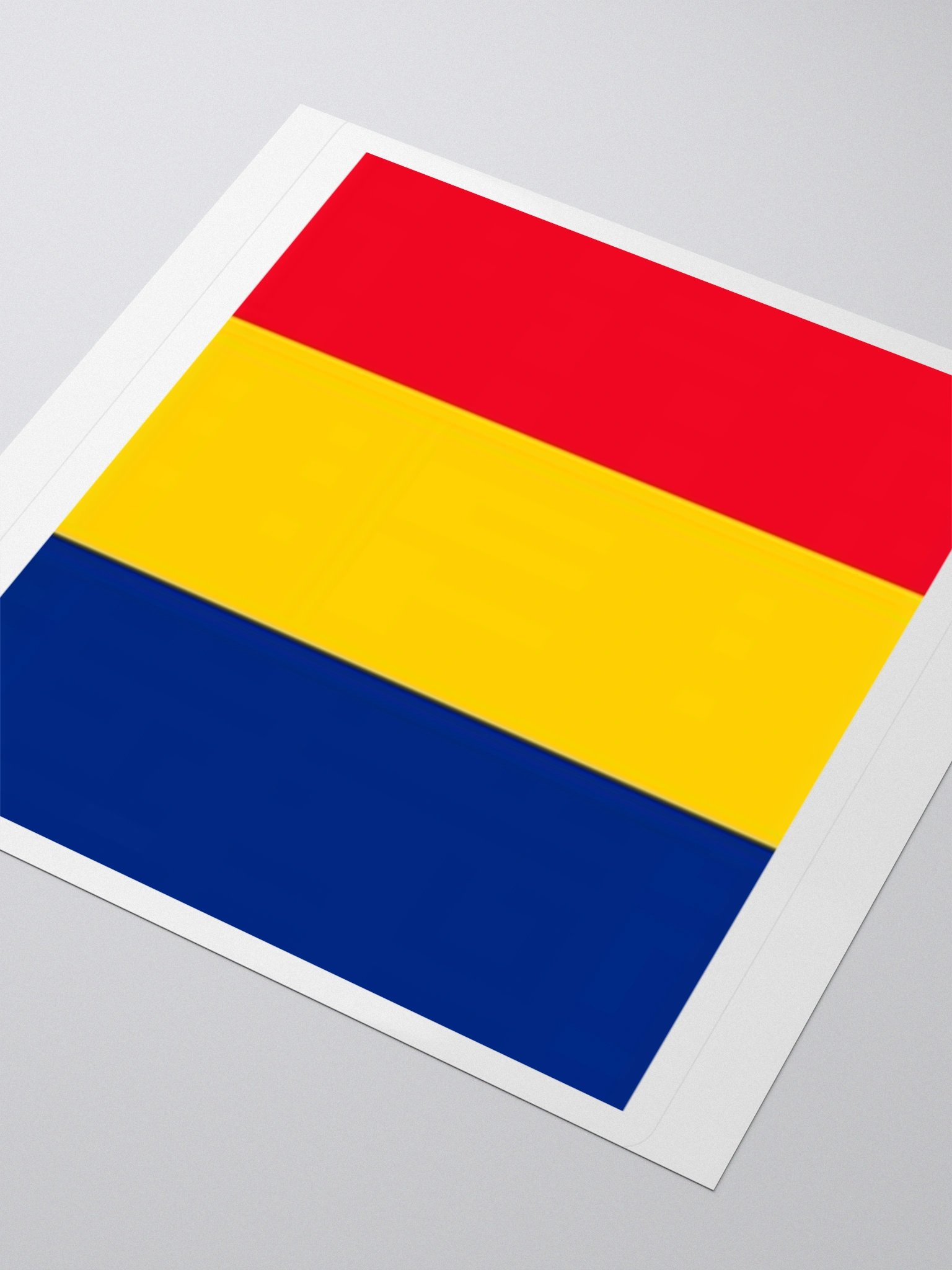 Romanian Flag Sticker - Durable Vinyl for Indoor Use - Multiple Sizes Available product image (8)