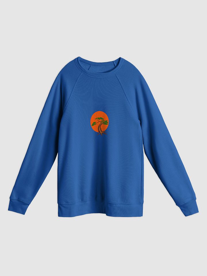 Sunset Tree Unisex Raglan Sweatshirt product image (1)