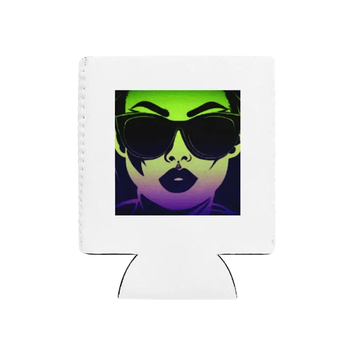 Pretty AntiSocial OG Logo with Barcode Coozie product image (1)