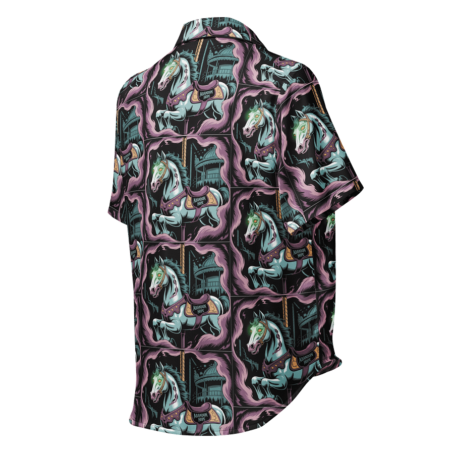 Midnight Veil Designs 'Haunted Carousel' Gothic Pyjama Top - All-Over Print Women's Short Sleeve product image (2)