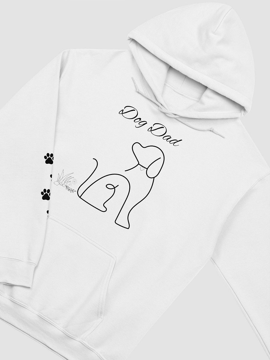 Dog Dad Line Art Unisex Hoodie product image (3)