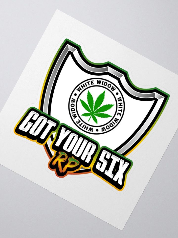 White Widow GYSRP Kiss Cut Sticker product image (4)