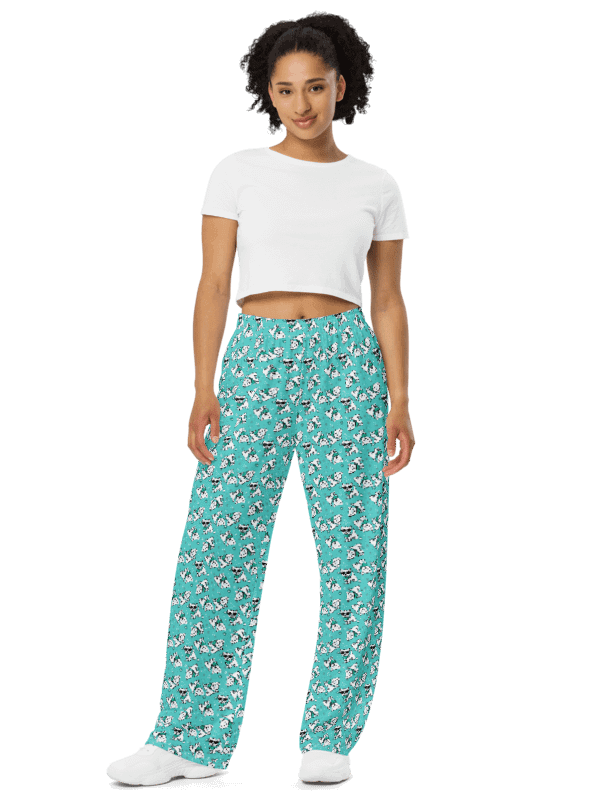 Cutieface Westies Wide-Leg Pants product image (1)