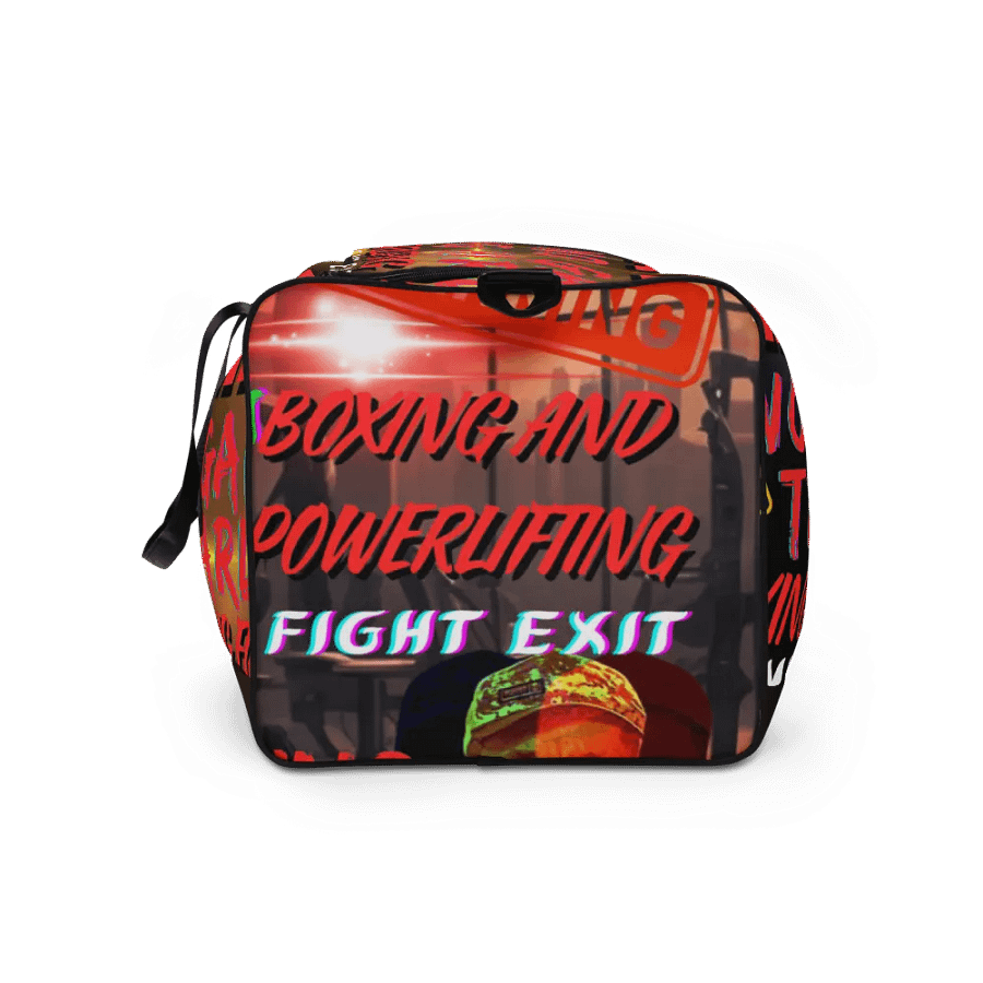Bolsa de lona macuto sport para gimnasio deportes fitness boxeo By The Mika King Wear No Pain No Gain Training Hard Serie. product image (11)