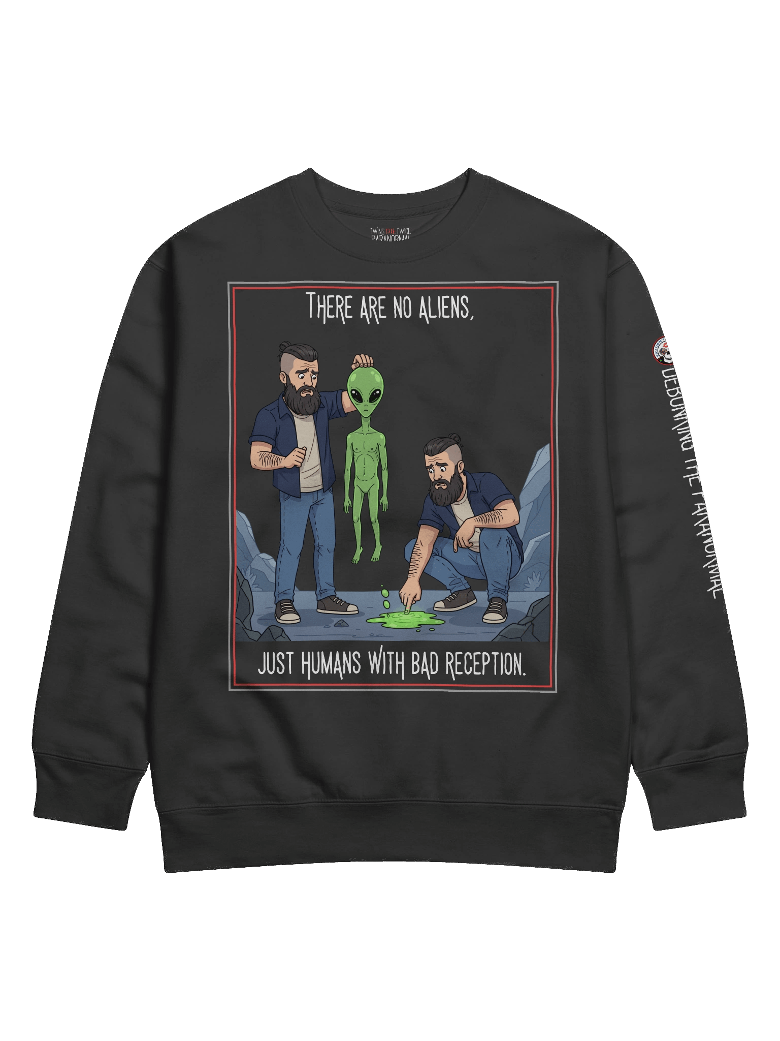 Definitely Not an Alien – Pullover Sweater (Skeptic Edition) product image (1)