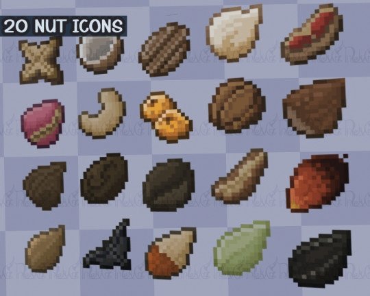 Got some Nuts Pixel Icons product image (2)