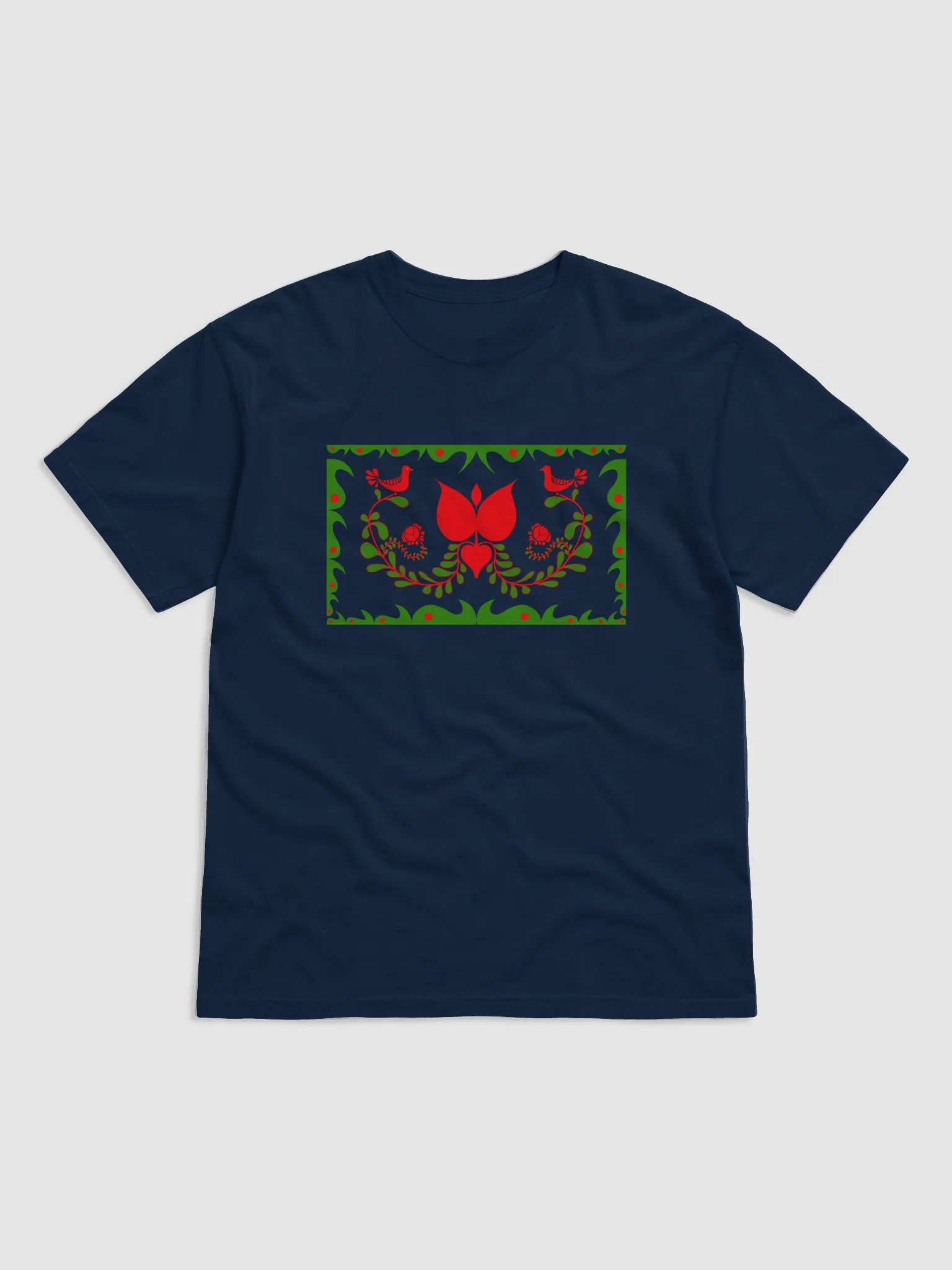 Hungarian Flora and Foliage Red & Green T-Shirt product image (1)