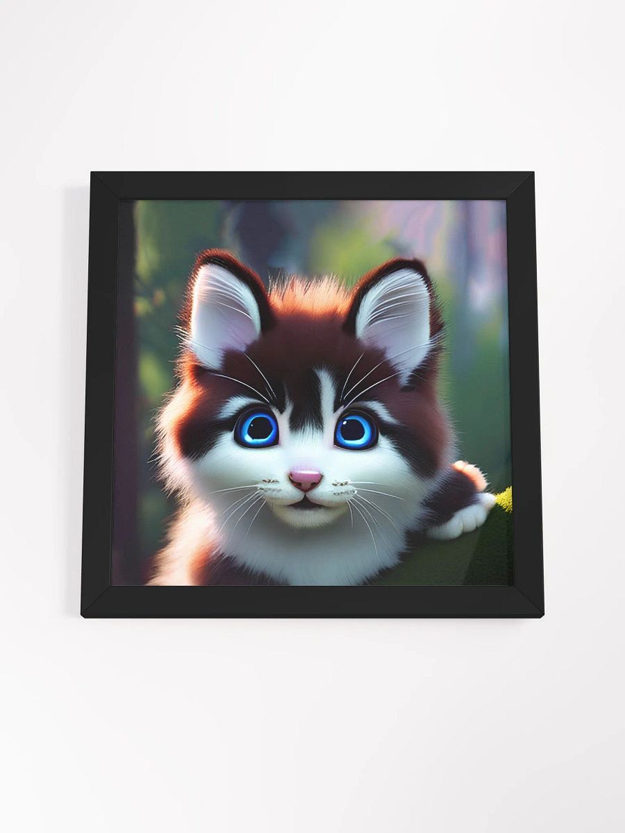 Enchanting Whiskers - Forest Gaze Poster product image (4)