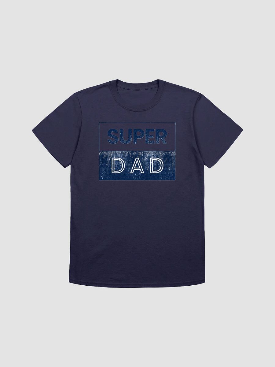 Super Dad Blue & White T-Shirt product image (17)
