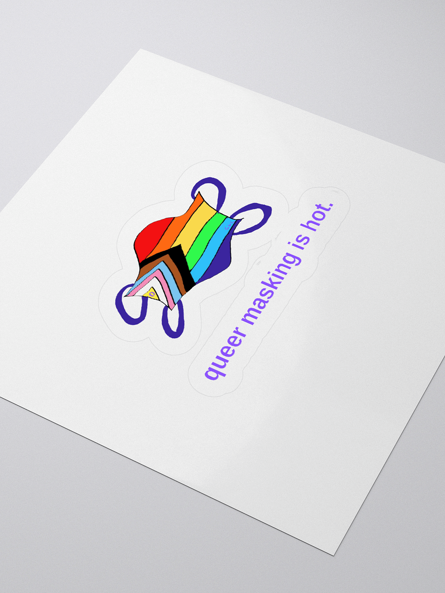 Queer Masking Is Hot sticker product image (3)