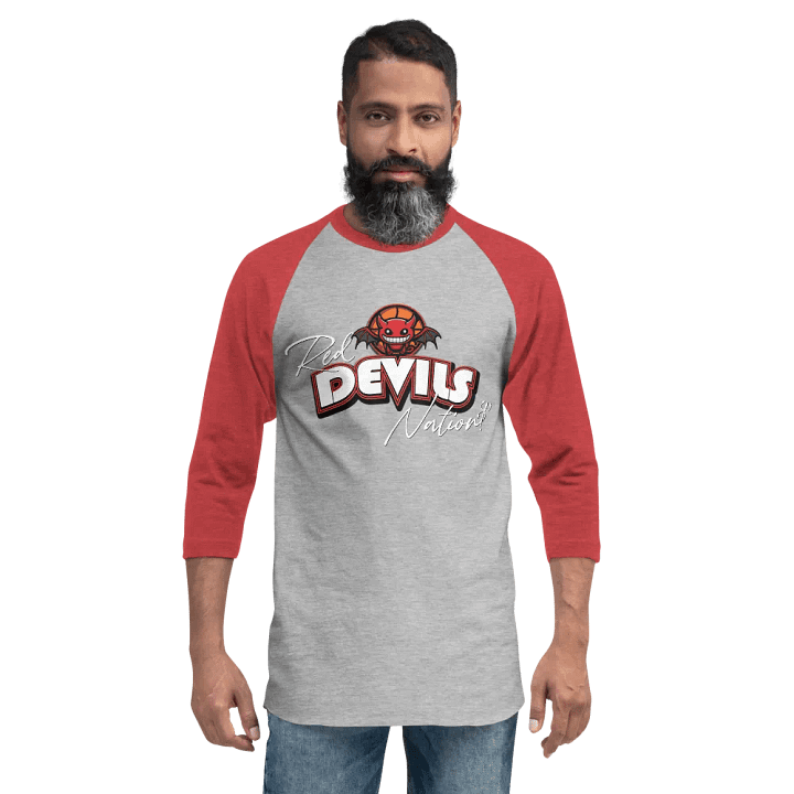 Devils Nation Basketball - Tultex Fine Jersey Raglan Tee product image (2)