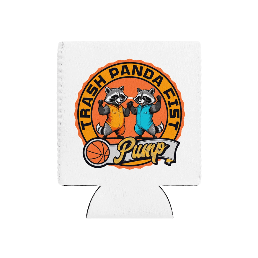 Trash Panda Fist Pump Basketball Can Cooler product image (1)