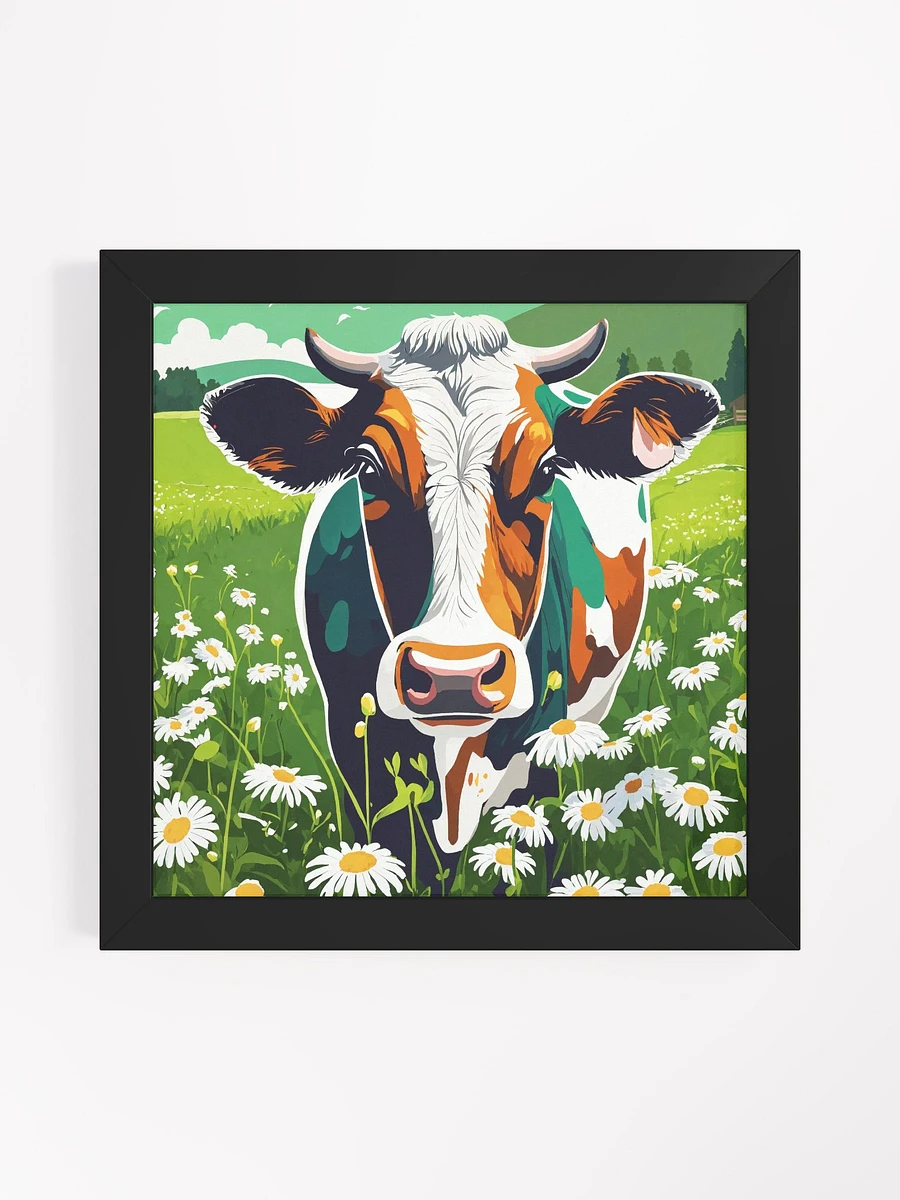 Daisies & a Cow Framed Art Print product image (2)