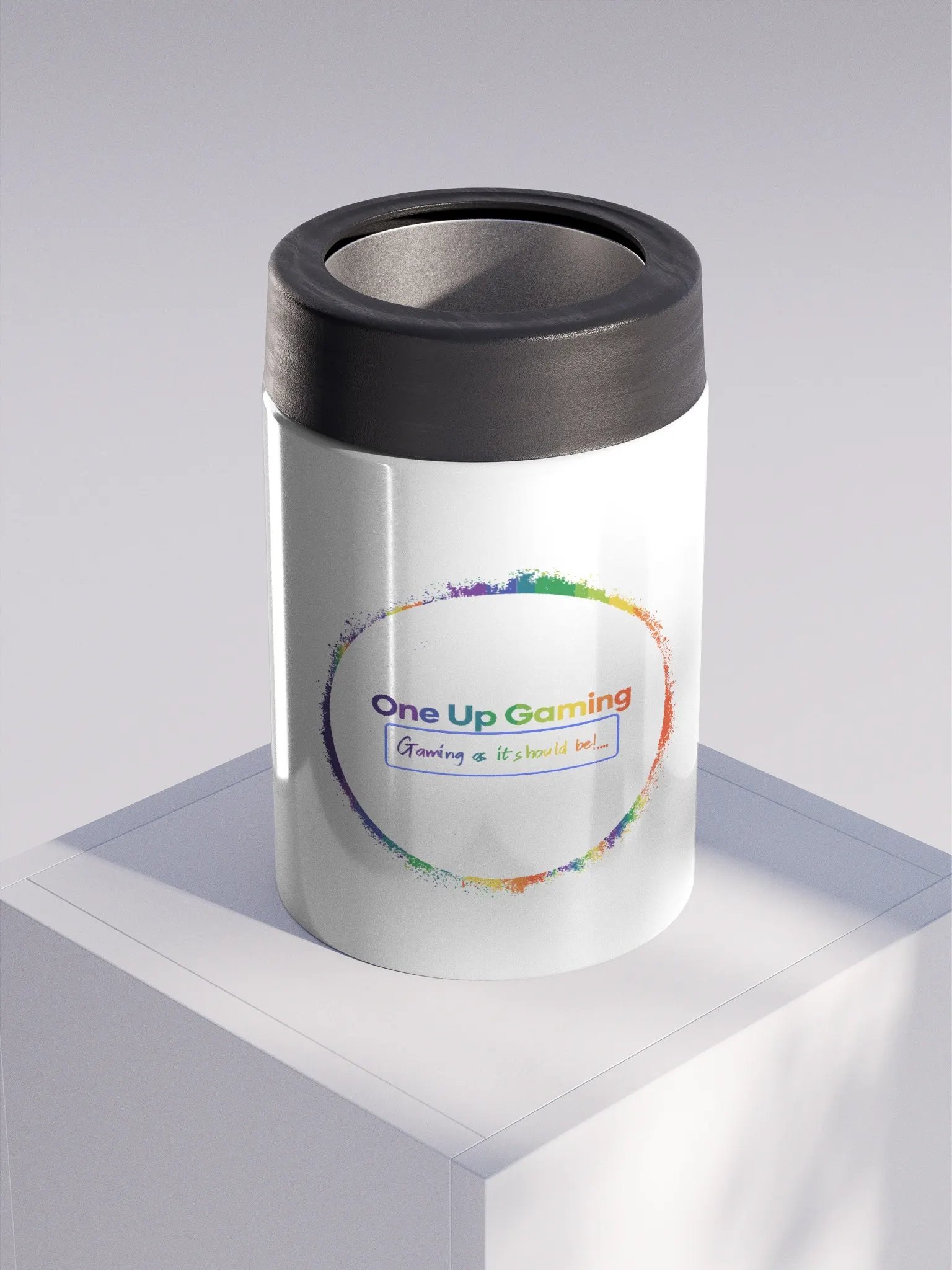 OUG Rainbow Logo Stainless Steel Koozie product image (1)
