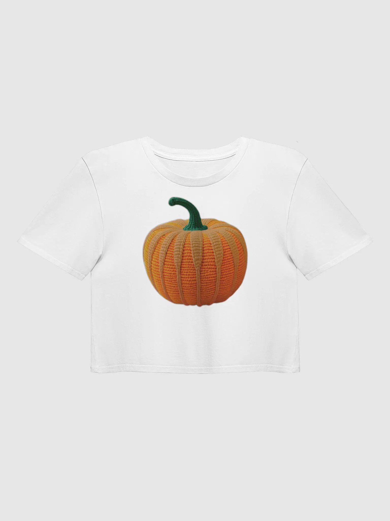 CozyAvocado Women's Premium Pumpkin Crop Top #8 product image (1)