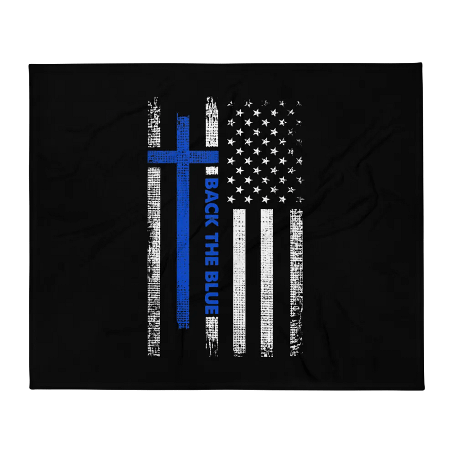 Back the Blue - Throw Blanket product image (1)
