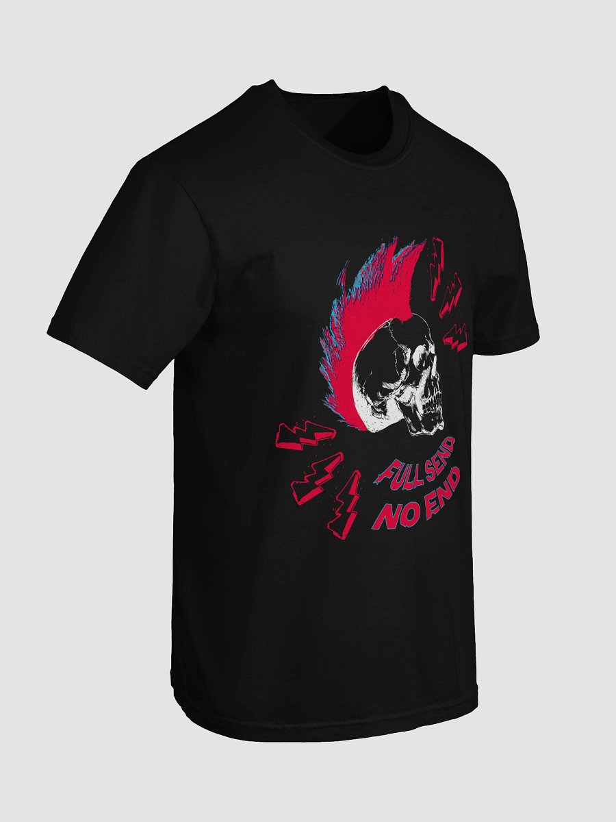 FULL SEND - NO END Black Tee Vs. 2 product image (7)