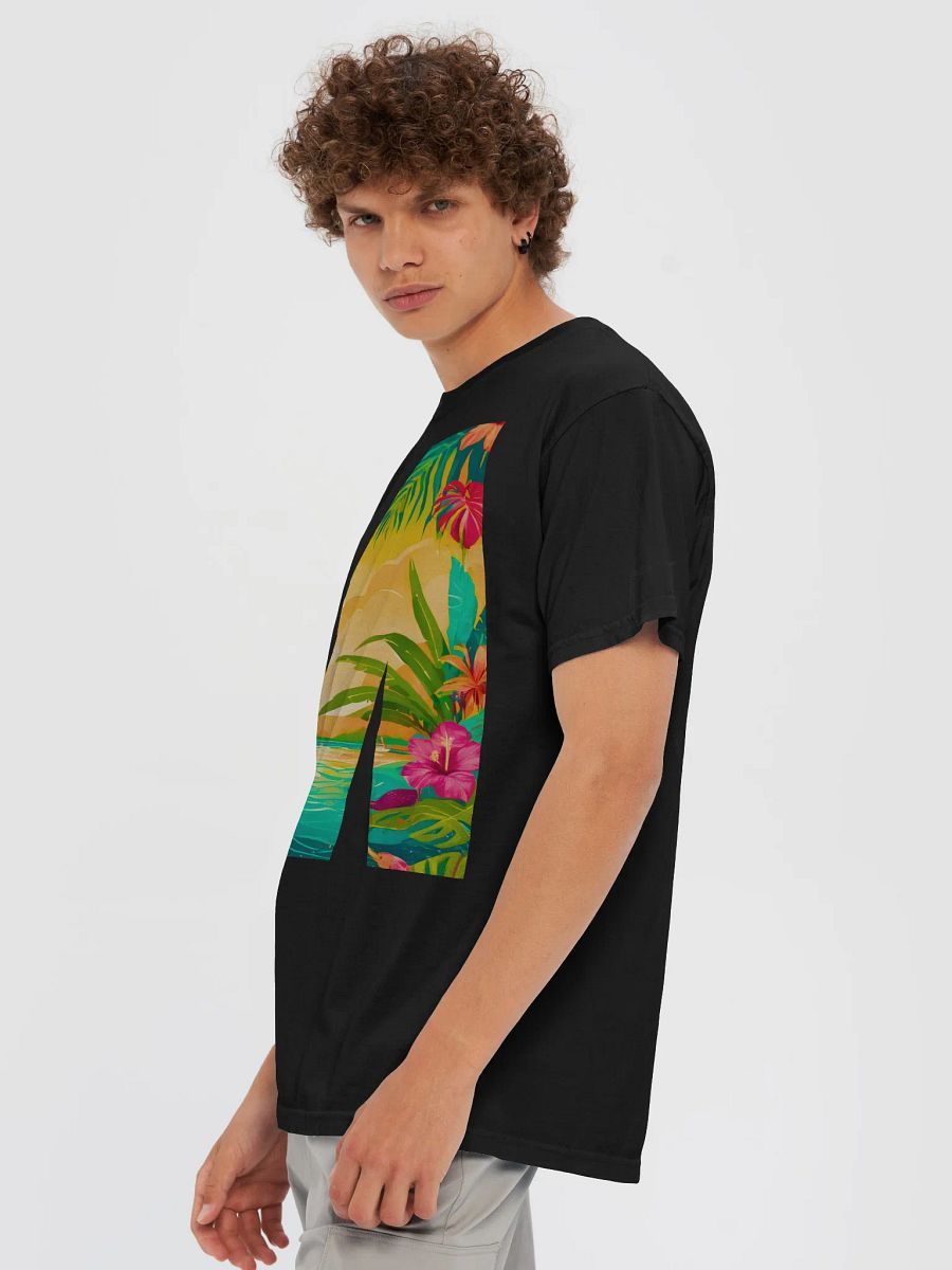 Tropical Sunset Paradise T-Shirt (Letter-M) product image (8)