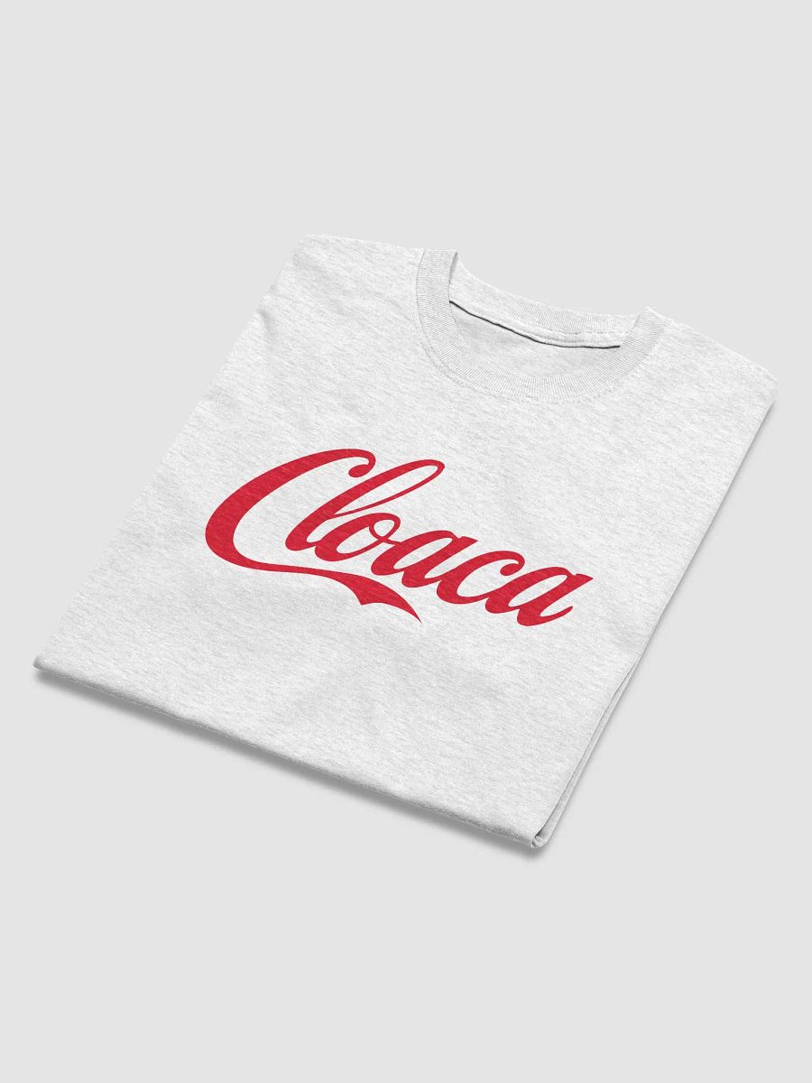 Cloaca Cola shirt (red text) product image (24)