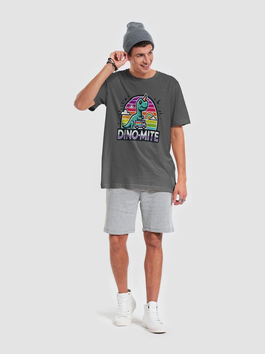 DINO-MITE Dino Truck Cartoon T-Shirt product image (63)