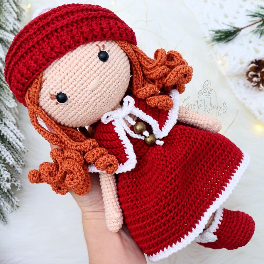 Amber at Christmas Amigurumi Pattern (Digital Download) product image (6)