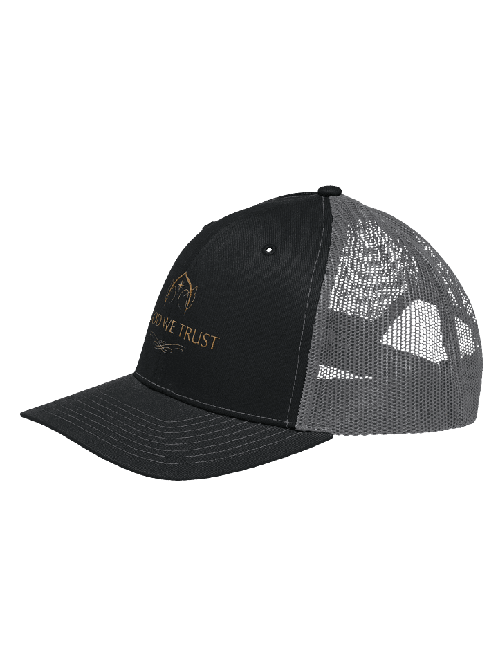 IN GOD WE TRUST Baseball Cap, Christian Faith-Based Unisex Adult Hat, Embroidered Black Cap for Church, Prayer, Patriotism, Gift for Believers, Religious Apparel product image (2)
